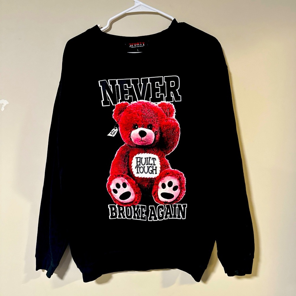 3Forty Never Broke Again Men’s Size L sweatshirt. Excellent Condition